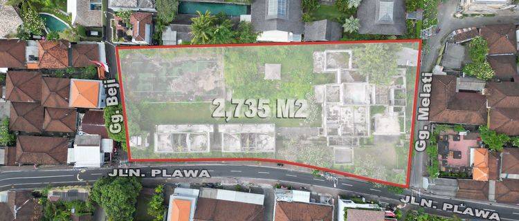 Tanah Jalan Utama Lokasi Plawa Seminyak  1