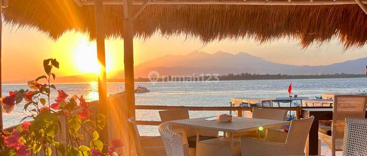 HOTEL 15 ROOMS BEACH FRONT GOOD FOR INVESTMENT PRIME LOCATION AT GILI MENO LOMBOK 1