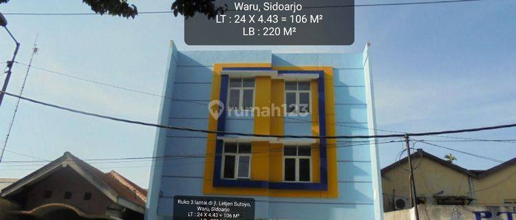 Ruko di Jl. Letjen Sutoyo , Waru, Sidoarjo. 1