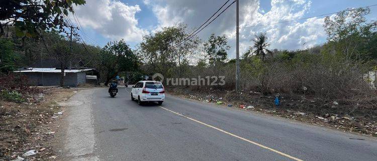 Tanah Pinggir Jalan Raya Kuta Mandalika 1