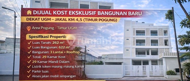 New Boarding House 29 Rooms Near UGM - Below Market Price - Ready to Generate Profit 1