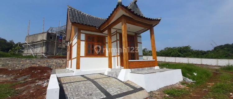 Rumah Villa Design Etnik Korea Dalam Kawasan Islami View Pedesaan Khas Daerah Ciampea Bogor, Fasilitas Mini Zoo, Kolam Renang, Pesantren 1