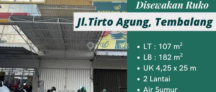 Disewakan Ruko Tirto Agung, Tembalang 1