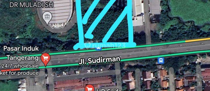 Dijual Lahan Komersial Lokasi di Tanah Tinggi Jalan Jend. Sudirman Kota Tangerang Banten 1