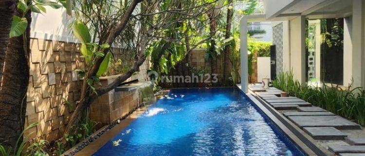 Rumah Mewah Asri Dijual Murah Dengan Pool Di Cipete Jakarta Selatan 1