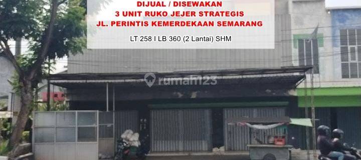 Ruko Strategis 2 Lantai Pudakpayung Semarang Jejer 3 Unit 1