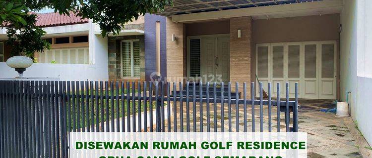 Rumah Sewa Graha Candi Golf Semarang Cluster Golf Residence  1