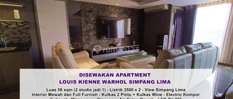 Disewakan Apartemen Luxury Class Louis Kienne Warhol Semarang 1