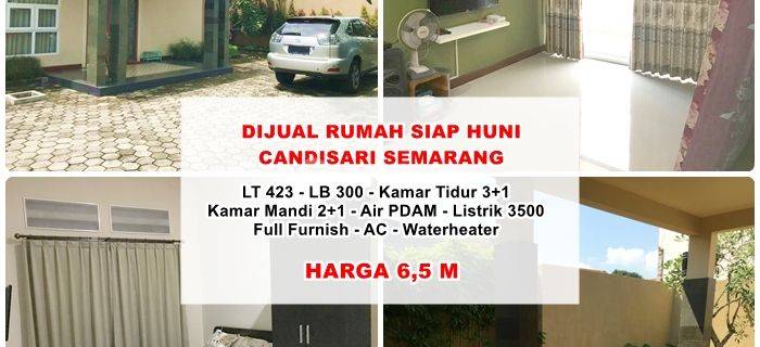 Rumah Siap Huni Full Furnsih Candisari Semarang 1