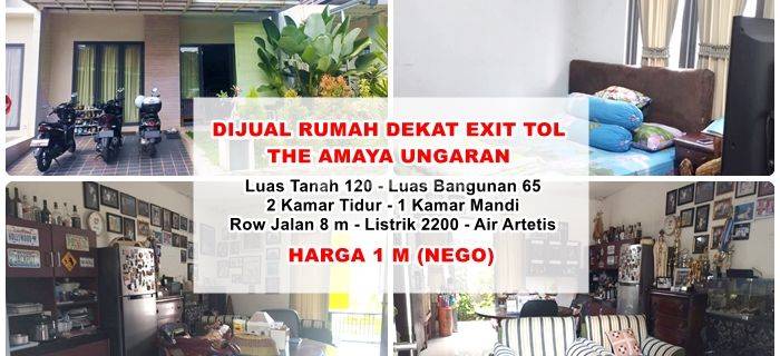 Rumah Jual Cluster Amaya Ungaran Dekat Exit Tol 1