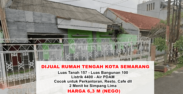 Dijual Rumah Tengah Kota Dekat Simpang Lima Semarang  1