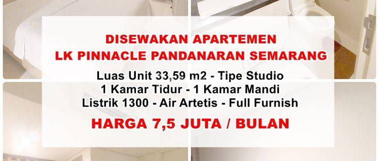 Disewakan Apartment Louis Kienne Pinnacle Pandanaran Semarang 1