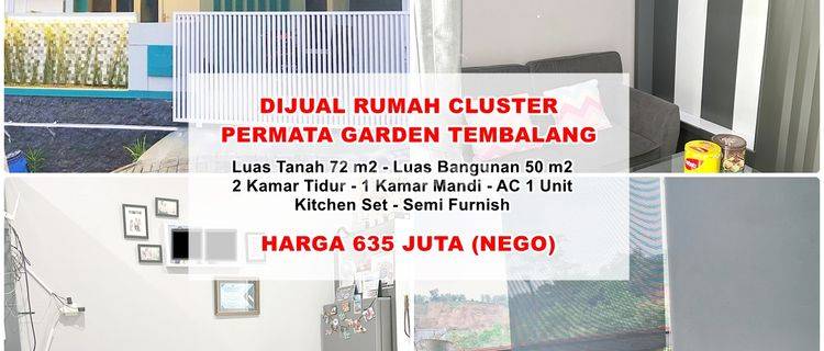 Dijual Rumah Cluster Permata Garden Tembalang Semarang 1