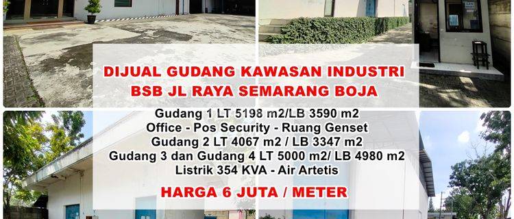 Dijual Gudang Kawasan Industri Bsb Mijen Kota Semarang 1