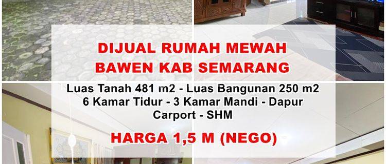 Dijual Rumah Mewah di Bawen Kab Semarang 1