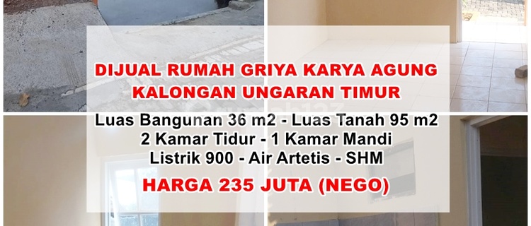 Dijual Murah Rumah Griya Karya Agung Kalongan Ungaran Timur 1