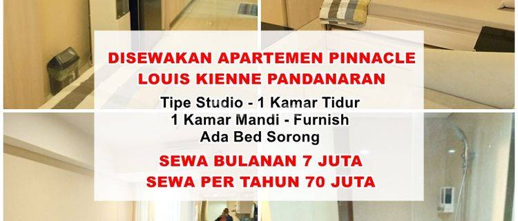 Disewakan Apartemen Louis Kienne Pandanaran Pinnacle Semarang 1