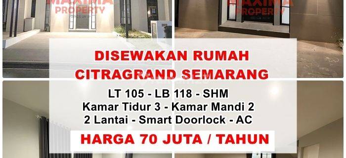 Disewakan Rumah Cluster Citragrand Tembalang Semarang 1