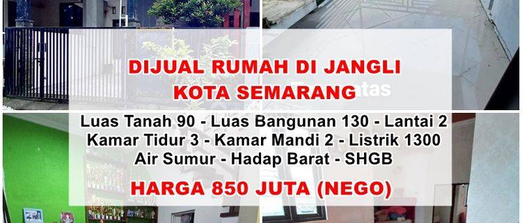 Dijual Rumah di Jangli Tembalang Kota Semarang 1