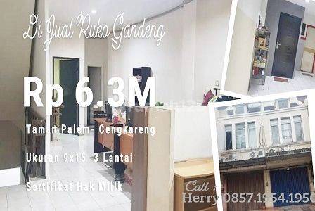 Ruko Gandeng Cocok Utk Office, Gudang, Kost di Cengkareng. 16074  1