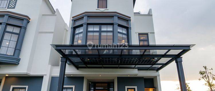 Rumah Ala American Classic 2 Dan 3 Lantai Di Cluster Louise Summarecon Gading Serpong 1