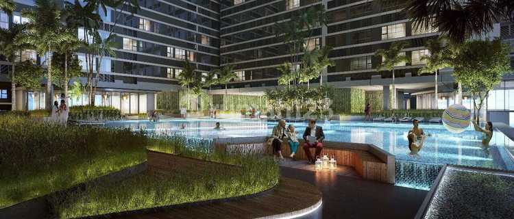 Dijual Apartemen Collins Boulevards Tangerang Kota Diantara Gading Serpong dan Alam Sutera Bagus Siap Huni Full Furnished 1