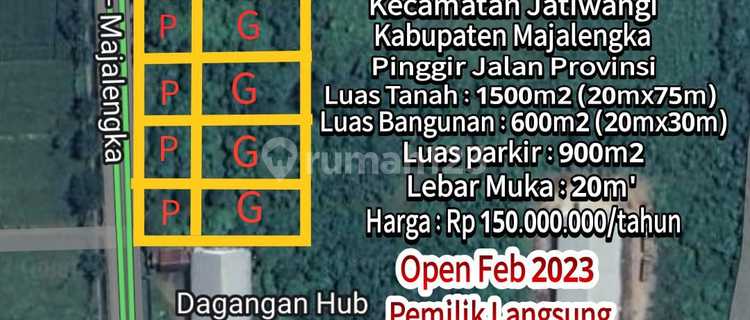 DISEWAKAN GUDANG 1