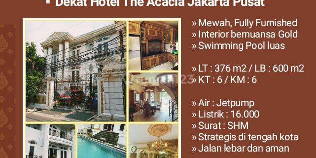 Rumah Mewah 3 Lt + Kolam Renang Dekat Hotel The Acacia. Furnished 1