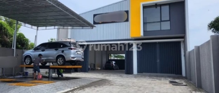 Jarang Ada Ruko+Gudang jadi 1, Nol Jalan Raya Domas Menganti 1