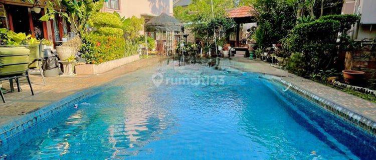 Rumah Mewah Ada Kolam Renang Dilebak Bulus 2 Lantai Shm Siap Huni 1