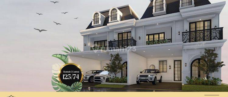 Rumah Mewah Clasic 3lt di Taman Sari Persada Bogor dekat Tol Jorr 1