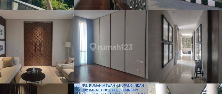 RUMAH MEWAH SURABAYA BARAT AREA KUPANG INDAH 2LT, SIAP HUNI, BAGUS BGT, NEGO SAMPAI DEAL! 1