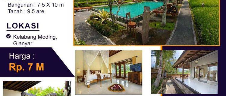 Kompleks villa keren di ubud harga murah  1