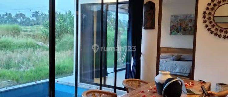 VILLA SEWA SIAP HUNI DI UBUD VIEW SAWAH HARGA MURAH  1