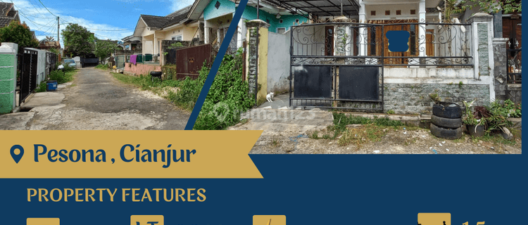 Disewakan Rumah 1 Lantai di Perum Pesona Cianjur 1