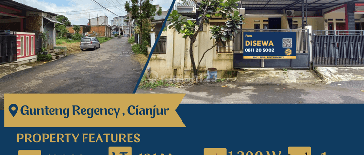 Disewakan Rumah 1 Lantai di Gunteng Regency , Cianjur 1