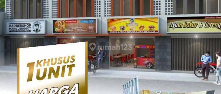 Ruko dua Lantai Bogor Pinggir Jalan Raya Ciampea KPR Syariah 1