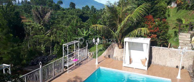 Villa Puncak Ciawi Bogor Dekat Cimory Dijual Swimming Pool Furnished SHM 1