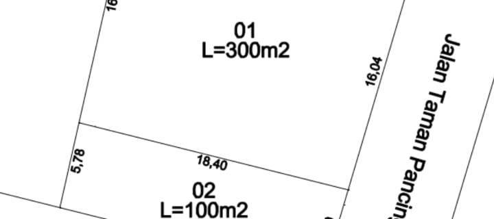 TANAH STRATEGIS 300M² DI JALAN TAMAN PANCING, DENPASAR – COCOK UNTUK USAHA! 1