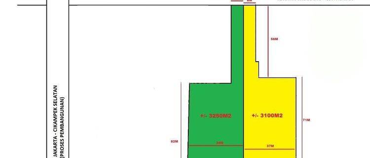 Disewakn 2 Unit Kavling Di Cikarang. Tanah Datar 1