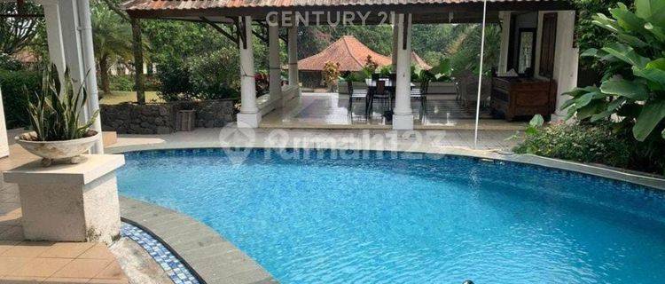 Rumah Asri Dan Sejuk Ada Kolam Renang Di Rancamaya Golf Estate Bogor Dekat Jalan Tol 1