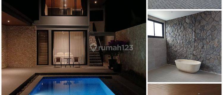 Rumah Villa di Pangandaran Dengan Kolam Renang  1