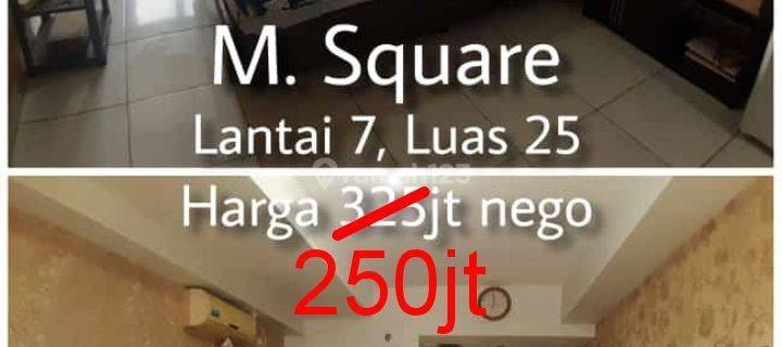 M Square Cibaduyut Studio+ Luas 25 View Pool 1