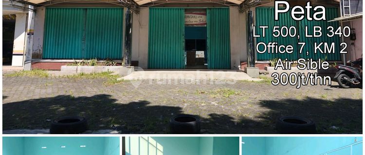 Gudang Di Peta Parkiran Luas Akses Tronton 1
