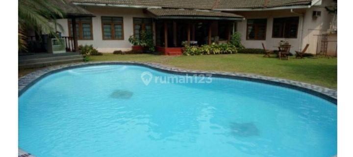 Harga dibawah NJOP Rumah tua terawat halaman luas+pool di Pejaten Raya JakSel 1