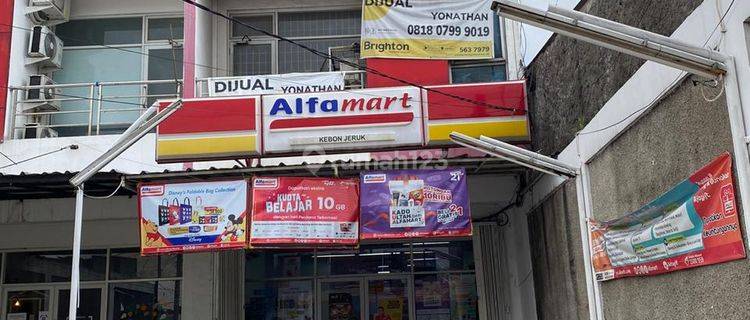 Jual Ruko Strategis 4 Lantai Bonus Franchise Alfamart Di Kebon Jeruk Raya, Jakarta Barat 1