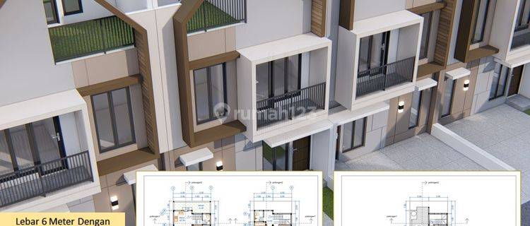 Termurah Rumah 2 Lantai Lengkap Fasilitas Unit Terbatas  1