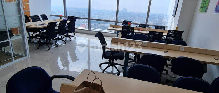 For Rent Office Space Soho Capital Podomoro City Full Furnished 1
