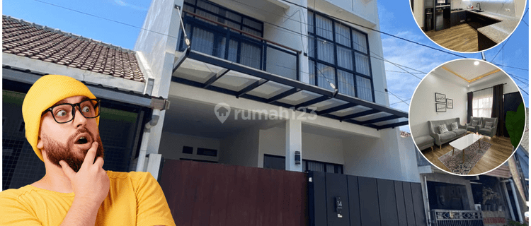 Rumah 2 Lantai Baru Furnished SHM di Sanggrahan Grogol Sukoharjo 1