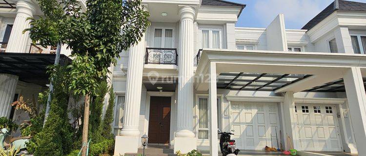 Rumah Mewah Furnished Desain Classic View Danau Dilengkapi Lift di Citragran Cibubur 1